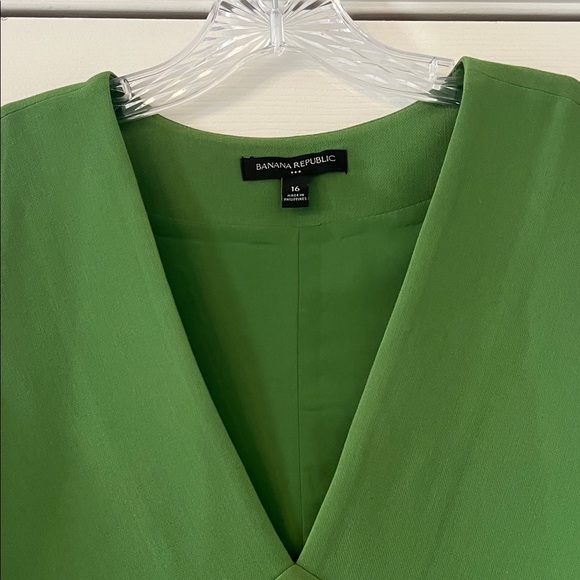 Banana Republic Green Mini Dress size 16 - Picture 2 of 5